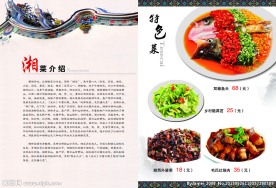 湘菜菜谱 菜单 菜品