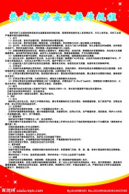 企业制度展板