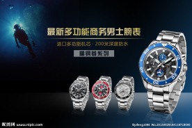 简约时尚手表海报