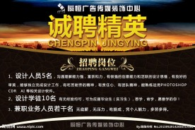招聘海报素材下载