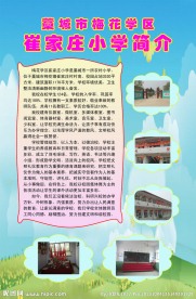学校简介展板