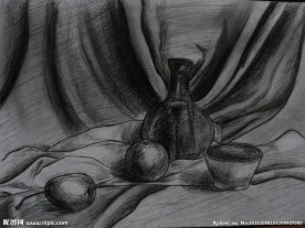 素描静物