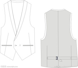 休闲西装正式套装马甲