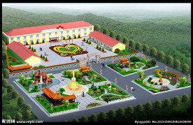 广场整体效果图