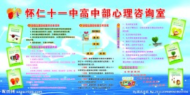 学校心理展板