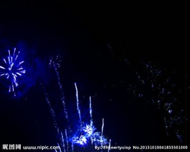 粒子星光烟花视频素材