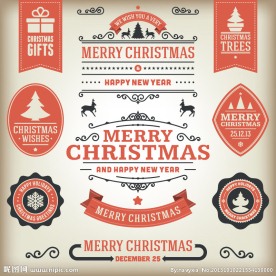 圣诞节标签