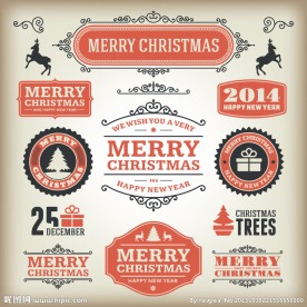 圣诞节标签