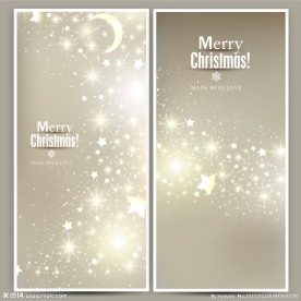 圣诞节星光背景