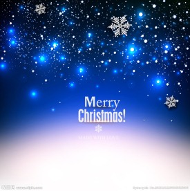 圣诞节雪花背景