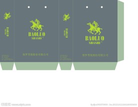 手提袋展开图