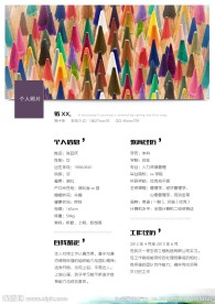 个人简历模版