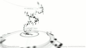 动态音符舞动视频素材