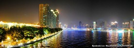 广州珠江两岸夜景（非高清）