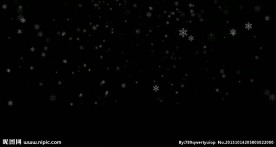 动态雪花飘舞视频素材