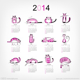 2014年日历