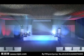 动态礼堂会议室视频