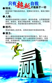 企业文化墙 超越自我
