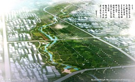 城市规划鸟瞰图