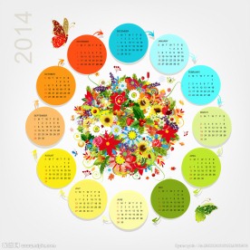 2014年日历