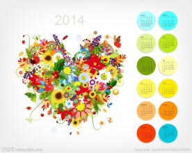 2014年日历