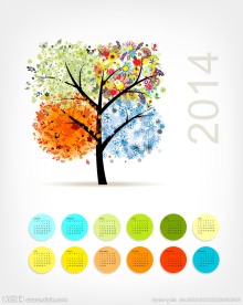 2014年日历