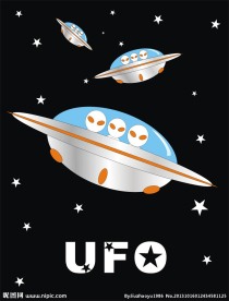 UFO简单插画
