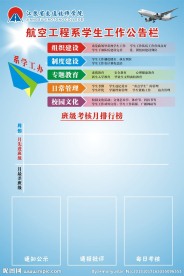 学生工作公示栏设计