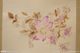 手绘花卉 水彩花卉