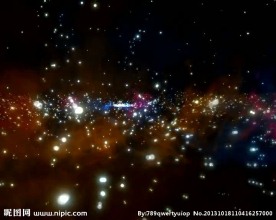 粒子星光视频素材