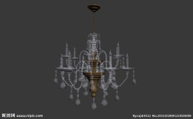 水晶灯模型