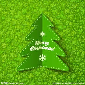绿色圣诞树