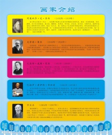 画家介绍 招贴