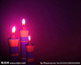 紫色蜡烛背景视频素材