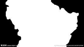 欧洲国家地形图遮罩视频