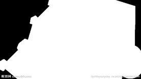 欧洲国家地形图遮罩视频