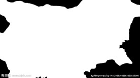 欧洲国家地形图遮罩视频