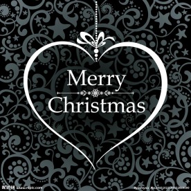 欧式花纹圣诞节背景