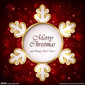 圣诞节雪花背景