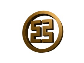 多角度金属工行标志