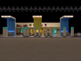 威士忌酒品展示