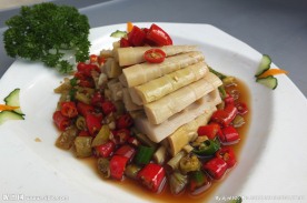 鲜椒脆笋 美味佳肴