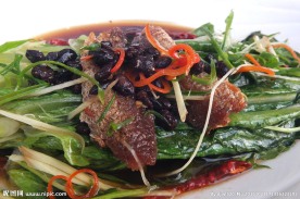 豆豉鱼浇油麦菜