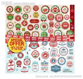 圣诞节标签