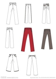 各种各样的裤子