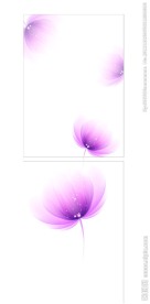 韩式冰箱面板风信花
