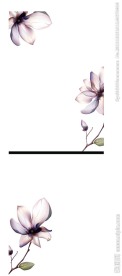 冰箱面板 水墨花