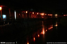 丽水古街夜景