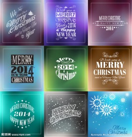 欧式花纹圣诞标签