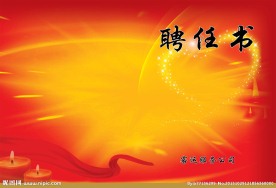 聘书模板